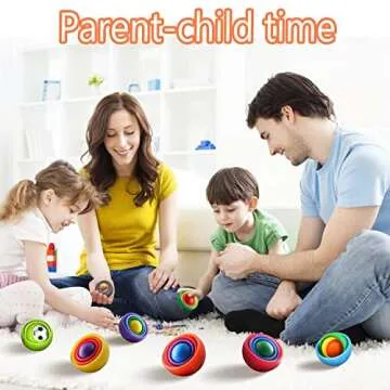4PCS New Fidget Toys for Kids Teens Adults Fidget Gyro Toys Hand Fidget Spinner Gyro fidget gyroscop...
