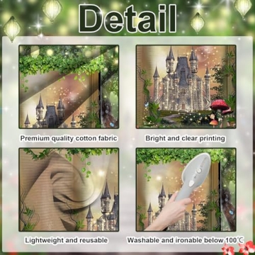 Enchanting Fairytale Backdrop for Kids' Parties and Events