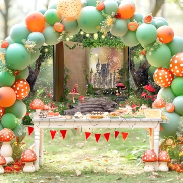 Enchanting Fairytale Backdrop for Kids' Parties and Events