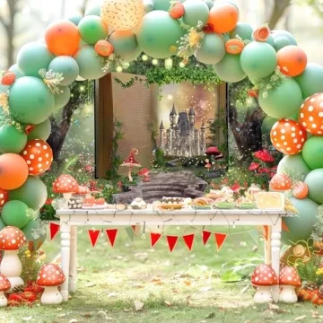 Enchanting Fairytale Backdrop for Kids' Parties and Events