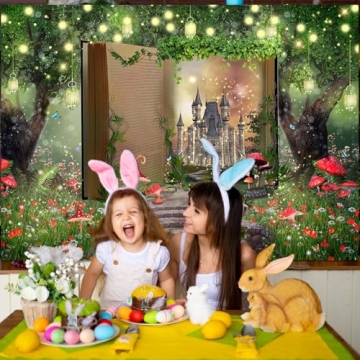 Enchanting Fairytale Backdrop for Kids' Parties and Events