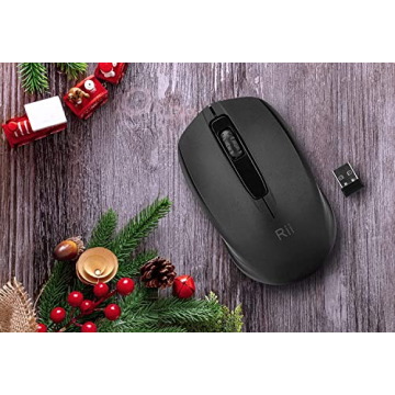 Rii Wireless Mouse - 2.4G Portable Mice for PCs