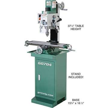 Grizzly G0704 Milling Machine for Hobbyists and Professionals
