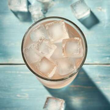 glacio Small Ice Cube Silicone Trays with Lids - BPA-Free, Flexible Ice Molds for Cocktails and Beverages - Set of 2