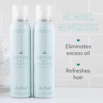 Drybar Detox Dry Shampoo Travel Size - Absorb Oil & Refresh