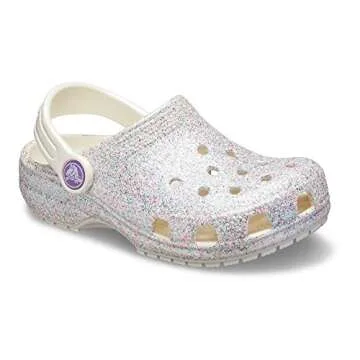 Crocs Unisex-Child Glitter Clogs | Comfort Meets Style for Kids