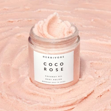 HERBIVORE Coco Rose Exfoliating Body Scrub for Silky Skin