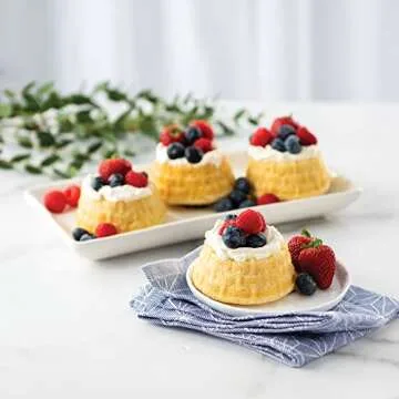 Nordic Ware Toffee Shortcake Baskets – 6 Cup Cakelet Pan