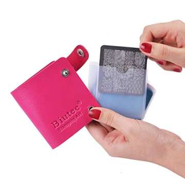 Biutee 12pcs Nail Stamping Plates Set with Stamper & Scraper