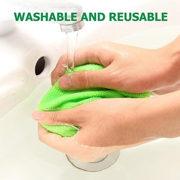 Extendable Windshield Cleaner with Cloth Pads
