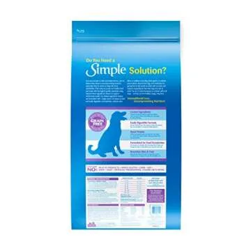 Wellness Simple Natural Limited-Ingredient Grain-Free Dry Dog Food for Sensitive Stomachs, Turkey & ...