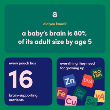 Cerebelly Organic Baby Food Pouches with 16 Nutrients