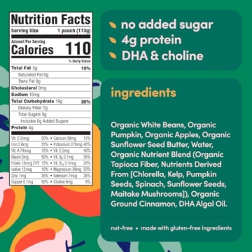 Cerebelly Organic Baby Food Pouches with 16 Nutrients