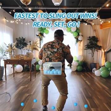 YUBAIHUI 3 Sets Baby Shower Games - Fun Ping Pong Twerk Game for Everyone