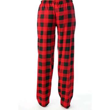 Just Love Women Pajama Pants Sleepwear 6324-10195-RED-L