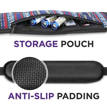 Altura Photo Rapid Fire Vintage Camera Neck Strap w/Quick Release and Safety Tether