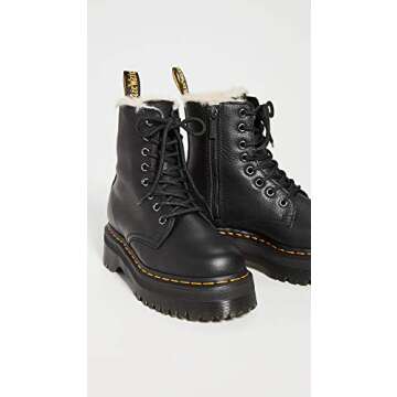 Dr. Martens Jadon Faux-Fur 8 Eye Boots for Comfort and Style