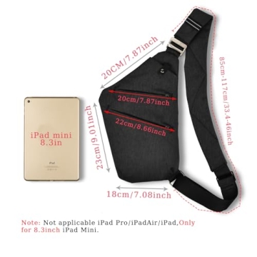 VADOO Sling Bag - Secure Anti-Theft Crossbody Design