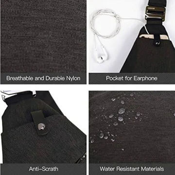 VADOO Sling Bag - Secure Anti-Theft Crossbody Design