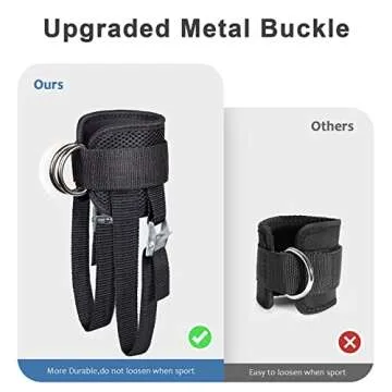 Ankle Strap for Cable Machine - Perfect for Leg Workouts