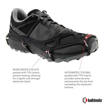 Kahtoola EXOspikes for Safe Winter Hiking & Running