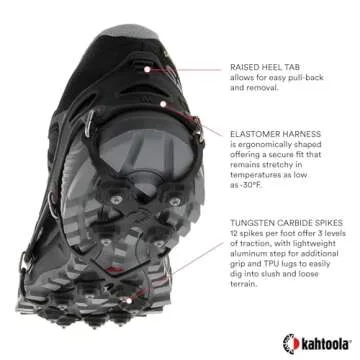 Kahtoola EXOspikes for Safe Winter Hiking & Running