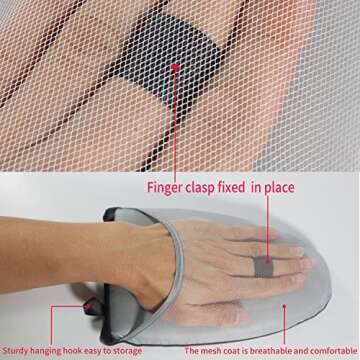 Gloves fit for steamer Ironing with Finger Loop,Hanging Garment ironing machine board,Standing ironing machine,handheld garment steam engine board,Anti steam gloves