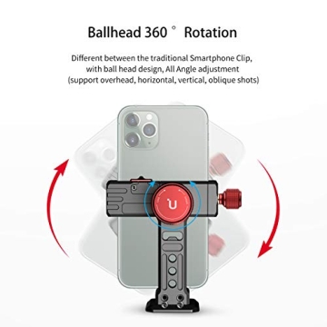 ULANZI ST-14 Smartphone Tripod Mount for iPhone 16 15 14 13