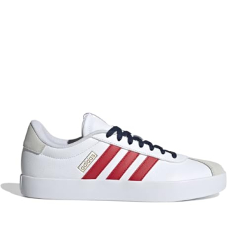 Comfortable adidas Men's VL Court 3.0 Sneakers in Red