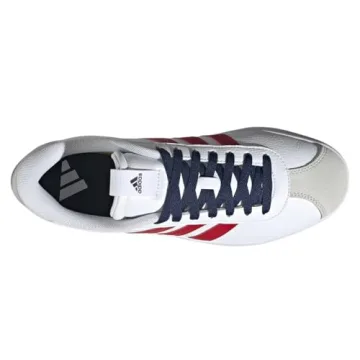 Comfortable adidas Men's VL Court 3.0 Sneakers in Red
