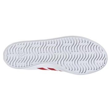 Comfortable adidas Men's VL Court 3.0 Sneakers in Red