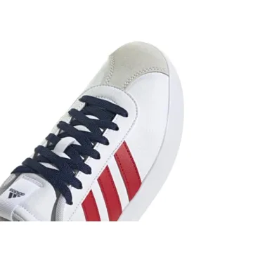 Comfortable adidas Men's VL Court 3.0 Sneakers in Red