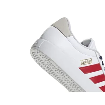 Comfortable adidas Men's VL Court 3.0 Sneakers in Red