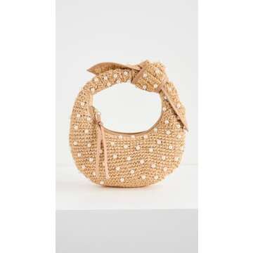Poolside Bags Women's The Josie Knot Bag, Natural, Tan, One Size