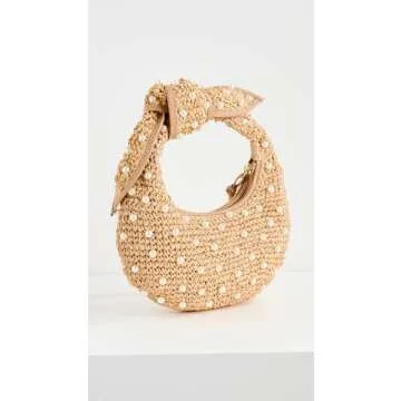 Poolside Bags Women's The Josie Knot Bag, Natural, Tan, One Size