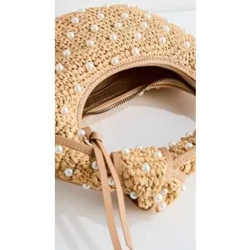 Poolside Bags Women's The Josie Knot Bag, Natural, Tan, One Size