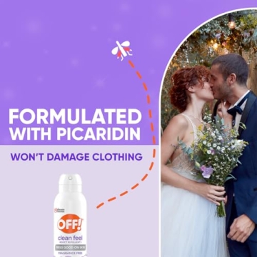 OFF! Clean Feel Insect Repellent Aerosol with Picaridin 20%