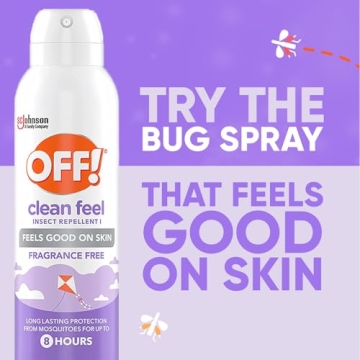 OFF! Clean Feel Insect Repellent Aerosol with Picaridin 20%