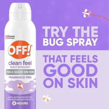 OFF! Clean Feel Insect Repellent Aerosol with Picaridin 20%