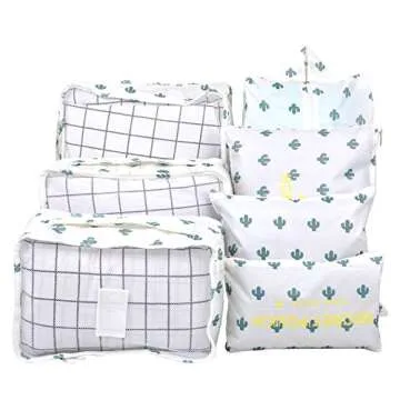 Vercord 7 Packing Cubes Set for Organized Travel