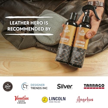 Leather Cleaner and Conditioner Kit – 5-Piece Set with Best Leather Cleaner for Couches, Sofas, Chairs, Furniture, and Car Interiors