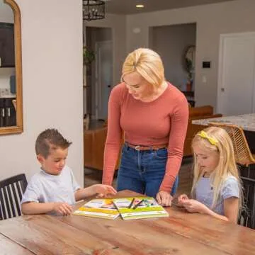 Teacher Designed 21.5X27.5 cm Large Magic Practice Copybook for Kids Alphabet + Sight Words 2-Set, Kindergarten Magical Handwriting Workbooks, Tracing Letters for Kids Ages 3-5 Copy Book.