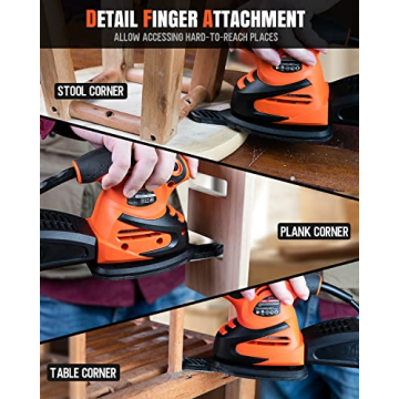 DWT Detail Sander - Compact Tool for Woodworking & DIY