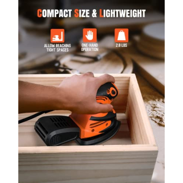 DWT Detail Sander - Compact Tool for Woodworking & DIY
