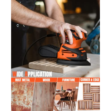 DWT Detail Sander - Compact Tool for Woodworking & DIY