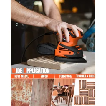 DWT Detail Sander - Compact Tool for Woodworking & DIY