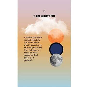 Liphontcta I AM Everything Affirmation Cards - A 30 Card Deck