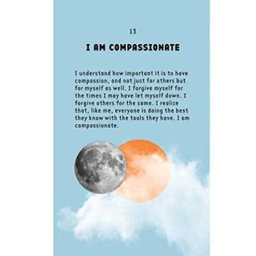 Liphontcta I AM Everything Affirmation Cards - A 30 Card Deck