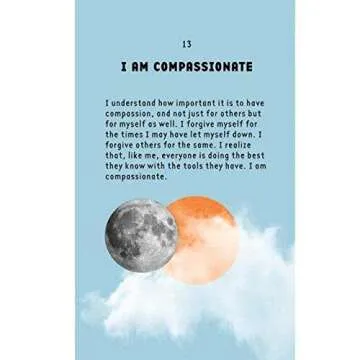 Liphontcta I AM Everything Affirmation Cards - A 30 Card Deck
