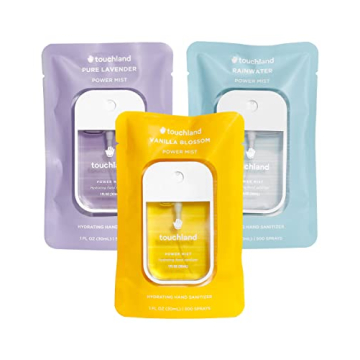 Touchland Power Mist Hydrating Hand Sanitizer Spray - Blossom 3-Pack